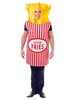 Carnevale Costume Costumi doro Fries adulti Costumi unisex di Costume Halloween