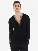 Carnevale Costume da ballo da sala lycra spandex nero interpretazione per adulti top monocolore Halloween