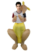 Carnevale Costume da canguro gonfiabile Mascot Animal Costume Halloween per adulti Halloween
