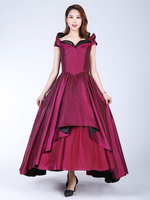 Carnevale Costume da circo Magenta Abito da donna Tunica Poliestere Costumi per feste di Halloween