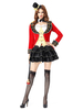 Carnevale Costume da mago per donna. Vestito rosso di Costume Halloween