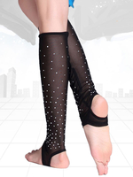 Carnevale Costume di danza del ventre Interpretazione nero per donno monocolore accessori calze in tulle Halloween