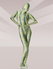 Carnevale Costume di Zentai Lycra mimetico di oliva verde al corpo intero unisex Halloween