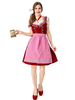 Carnevale Costumi Beer Girl Costume Lace percalle increspature dal cotone Oktoberfest Halloween