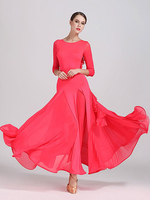 Carnevale Costumi da ballo Ballerine in seta con volant sul retro Abito da ballo per donna Halloween