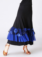 Carnevale Costumi da ballo da ballo Abito da ballo con gonna lunga con stampa floreale in volant Halloween