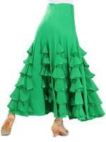 Carnevale Costumi da ballo da ballo Abito da ballo da donna con gonna lunga con volant a strati Halloween