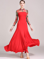 Carnevale Costumi da ballo da ballo Abito in volant di seta con stampa floreale Abito da ballo per donna Halloween