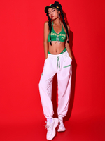 Costumi di danza jazz Abbigliamento da ballo in poliestere da donna