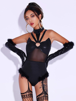 Costumi di danza jazz Abbigliamento da ballo in poliestere per ragazza