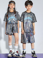 Costumi di danza jazz Gonna da donna in poliestere Top Abbigliamento da ballo