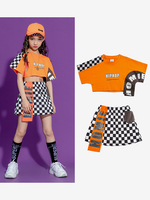 Costumi di danza jazz Gonna in poliestere da donna Top Abbigliamento da ballo