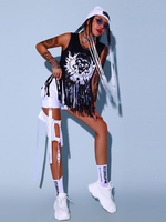 Costumi di danza jazz Pantaloni in poliestere da donna Top da ballo