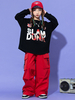 Costumi di danza jazz Pantaloni in poliestere unisex Top da ballo