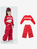 Costumi di danza jazz Pantaloni superiori in poliestere unisex Abbigliamento da ballo