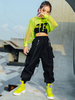 Costumi di danza jazz per bambini top pantaloni gilet set da 3 pezzi per ballare
