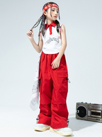 Costumi di danza jazz Top in poliestere da donna Pantaloni da ballo
