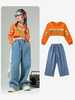 Costumi di danza jazz Top in poliestere da donna Pantaloni da ballo