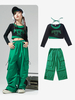 Costumi di danza jazz Top in poliestere da donna Pantaloni da ballo