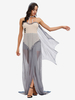Costumi di Halloween Corpse Bride Dress Copricapo Set