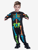 Costumi di Halloween per bambini Costume da festa in tuta nera in poliestere Set completo