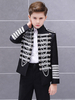 Costumi di Halloween per bambini Costume da spettacolo in costume retrò in oro nero