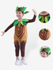 Costumi di Halloween per bambini Gilet con tuta in poliestere marrone caffè