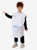Costumi di Halloween per bambini Gilet per bambini in poliestere bianco per Halloween