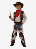 Costumi di Halloween per bambini Gilet per pantaloni per bambini in fibra di poliestere di Halloween marrone caffè
