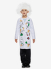 Costumi di Halloween per bambini Set di Halloween bianco Parrucca soprabito in poliestere per bambini