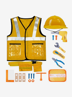 Costumi di Halloween per bambini Set di Halloween giallo Accessorio per gilet in poliestere per bambini