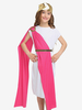Costumi di Halloween per bambini Set di Halloween in poliestere con rosa e vestito con fascia per bambini