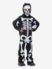 Costumi di Halloween per bambini Set di Halloween in poliestere nero Tuta per bambini Guanti