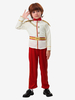 Costumi di Halloween per bambini Set di Halloween in poliestere rosso con pantaloni e top per bambini