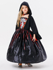 Costumi di Halloween per bambini Set di Halloween nero Vestito in poliestere per bambini Collana