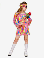 Costumi di Halloween per bambini Set di Halloween rosso Copricapo per abito in poliestere in fibra di poliestere per bambini