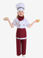 Costumi di Halloween per bambini Set di pantaloni per cappelli per bambini in fibra di poliestere di Halloween rosso bianco bianco