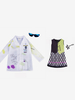 Costumi di Halloween per bambini Set top per bambini in fibra di poliestere bianca di Halloween