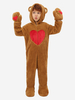 Costumi di Halloween per bambini Tuta in poliestere marrone per adulti in fibra di poliestere