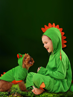 Costumi di Halloween per bambini Tuta verde di Halloween Tuta in fibra di poliestere per bambini
