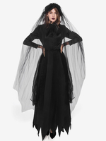 Costumi di Halloween per donne Cosplay Costume da sposa da vampiro Costume da palcoscenico per donne adulte