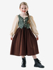 Costumi Oktoberfest per bambini Set marrone caffè Vestito per bambini