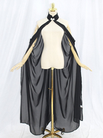 Costumi retrò bianchi Mantello accessorio in poliestere da donna Costume retrò di Maria Antonietta Costume del XVIII secolo