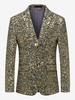 Costumi retrò da uomo in oro con paillettes soprabito costumi retrò per uomo