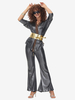 Costumi retrò neri anni 90 Costumi hip pop da donna