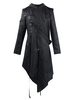 Costumi retrò per uomo Nero Vintage maniche lunghe uniforme soprabito Cosplay Carnevale