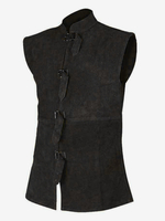 Costumi retrò senza maniche in poliestere retrò vintage nero per uomo
