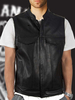 Costumi retrò senza maniche in poliestere retrò vintage nero per uomo