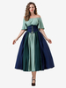 Costumi retrò verdi Costume di Maria Antonietta Abbigliamento vintage