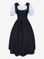 Costumi retrò Vestito vintage da donna del XVIII secolo Costume Cosplay Halloween